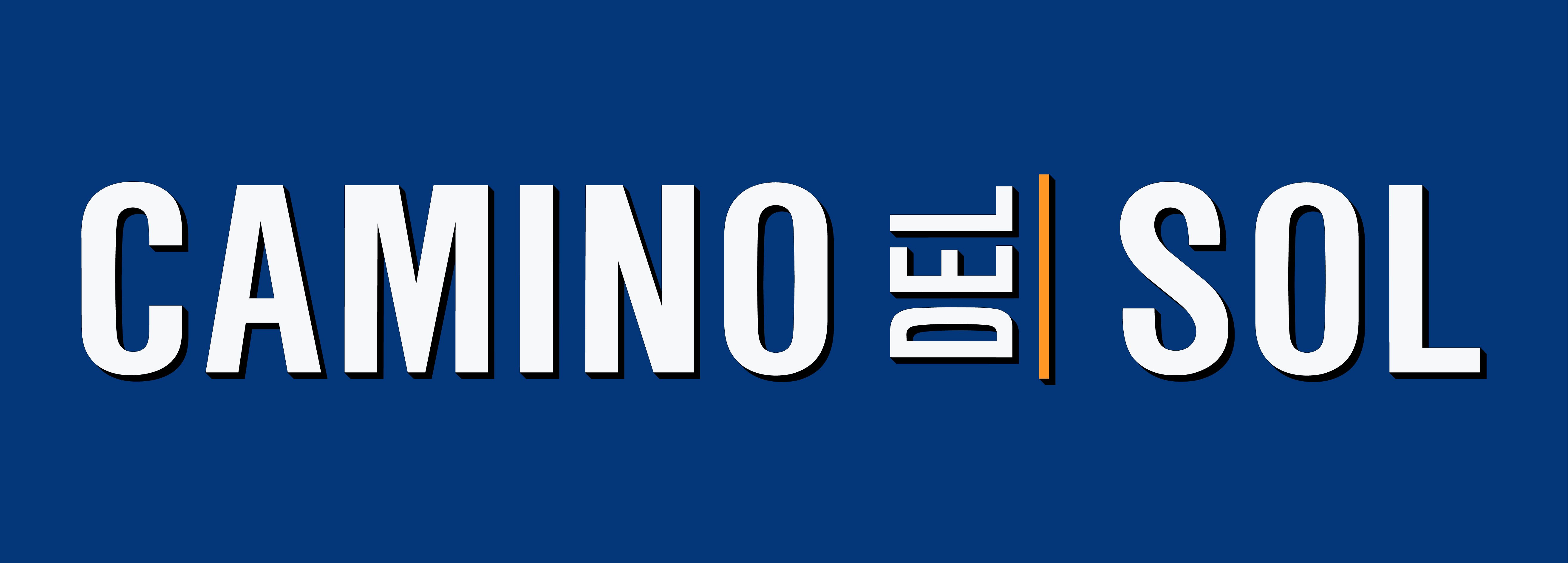 A blue background with the words "CAMINO DEL SOL" in white text.